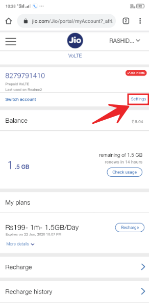 jio ko band karne ka tareeka