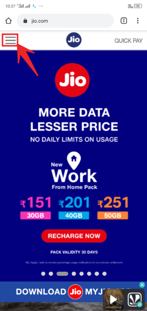 Jio Sim Blocked