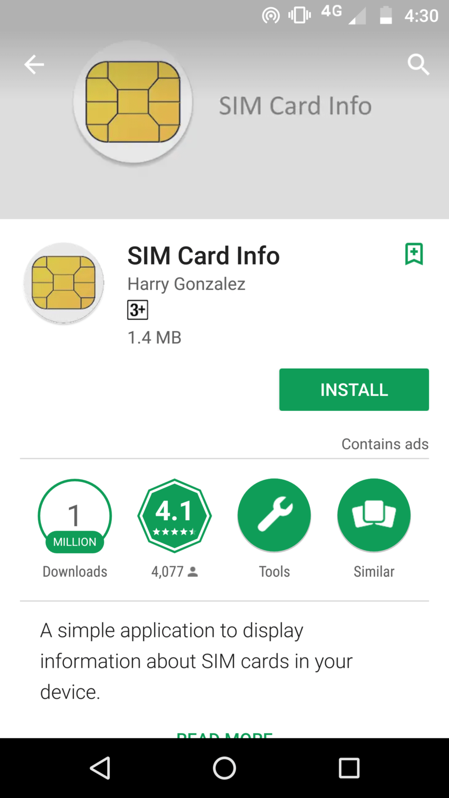 sim card info