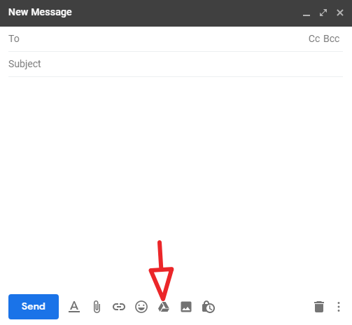 click on Google drive's icon