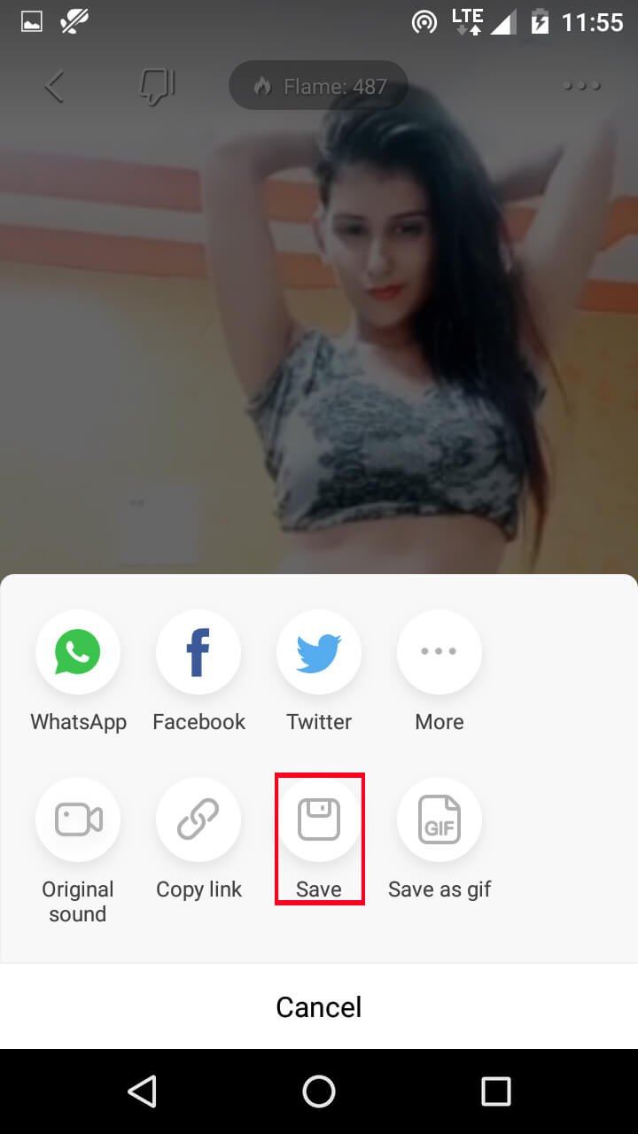 click on save button