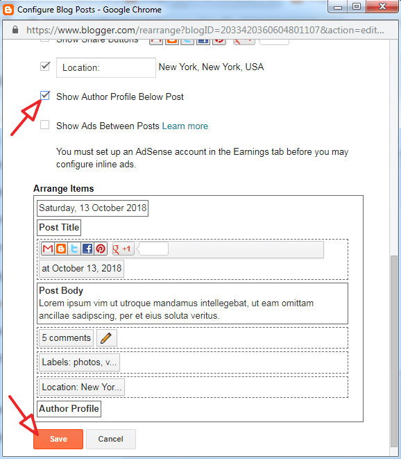 blog ki sabhi post me author box kaise add kare