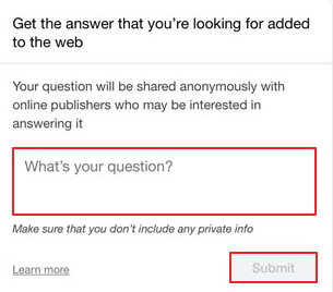 search box