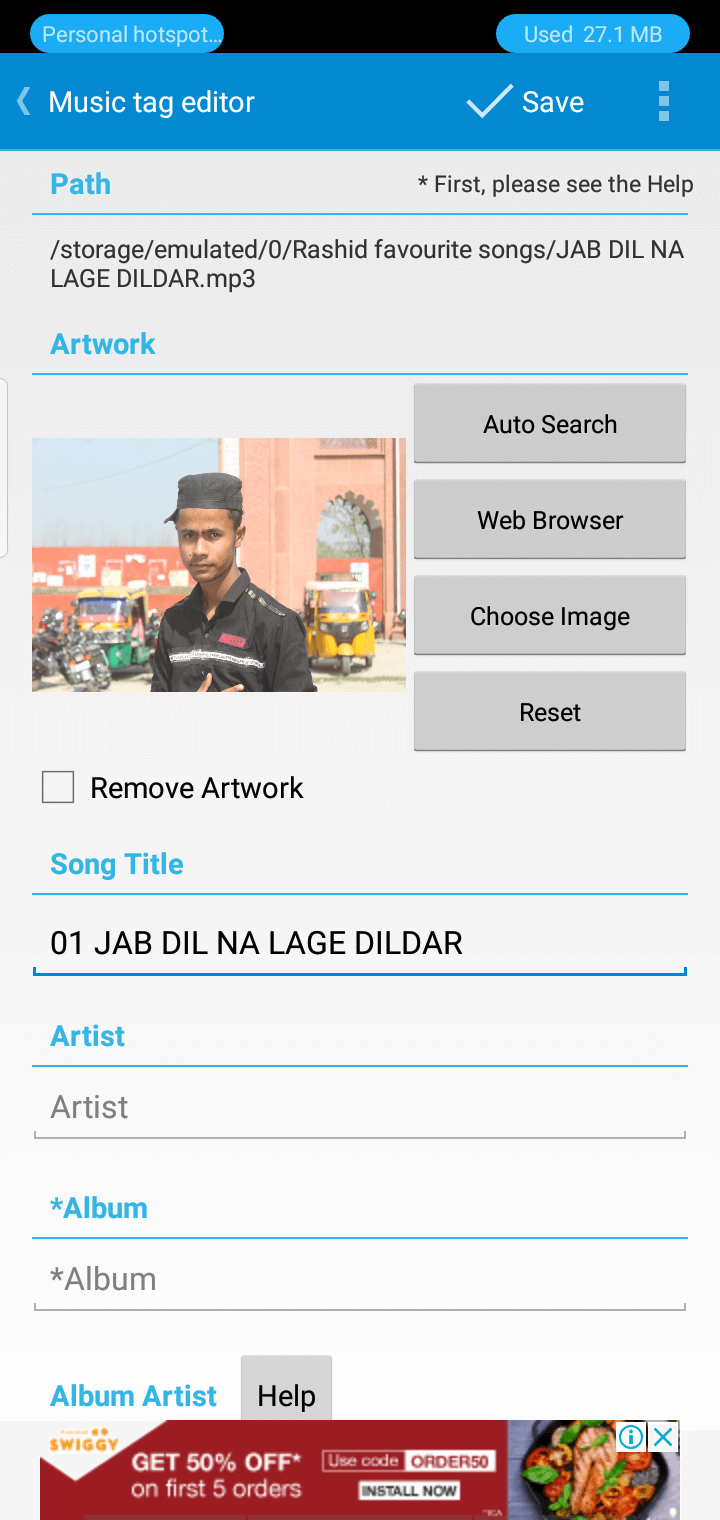 mp3 song par apna photo kaise lagate hain