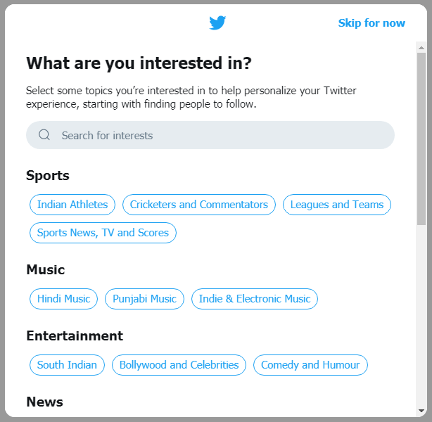 twitter in hindi