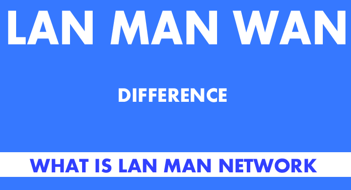 LAN MAN WAN NETWORK KYA HAI